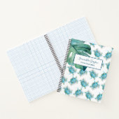 Meeresschildkröte Personalisiert Notizblock (Innenseite)