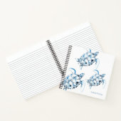 Meeresschildkröte Personalisiert Notizblock (Innenseite)