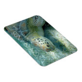 Meeresschildkröte, Pflanze des Meeres, Jungfrauen Magnet (Rechte Seite)