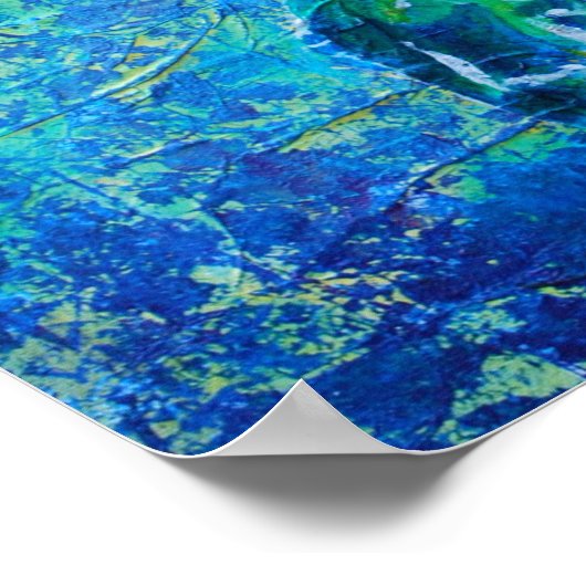 Meeresschildkröte Poster (Ecke)