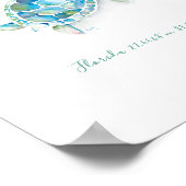 Meeresschildkröte Poster (Ecke)