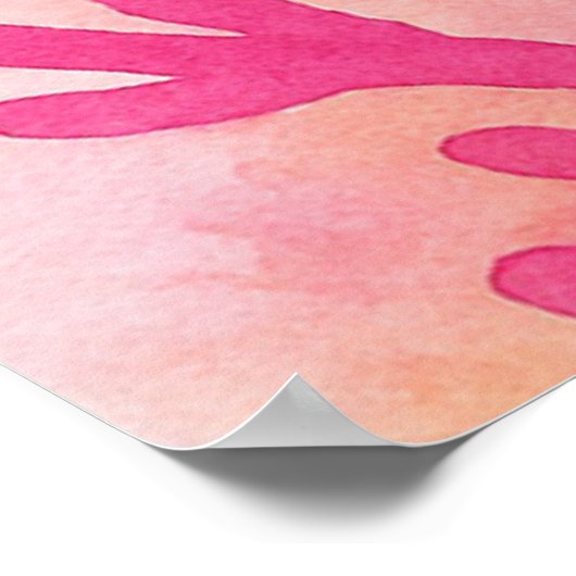 Meeresschildkröte Poster (Ecke)