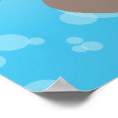 Meeresschildkröte Poster (Ecke)