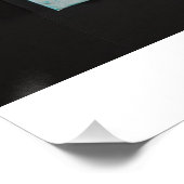 Meeresschildkröte Poster (Ecke)