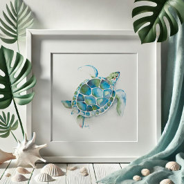 Meeresschildkröte Poster