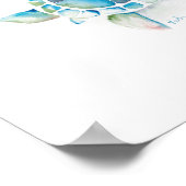 Meeresschildkröte Poster (Ecke)