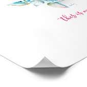 Meeresschildkröte Poster (Ecke)