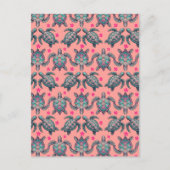 Meeresschildkröte Postkarte (Vorderseite)