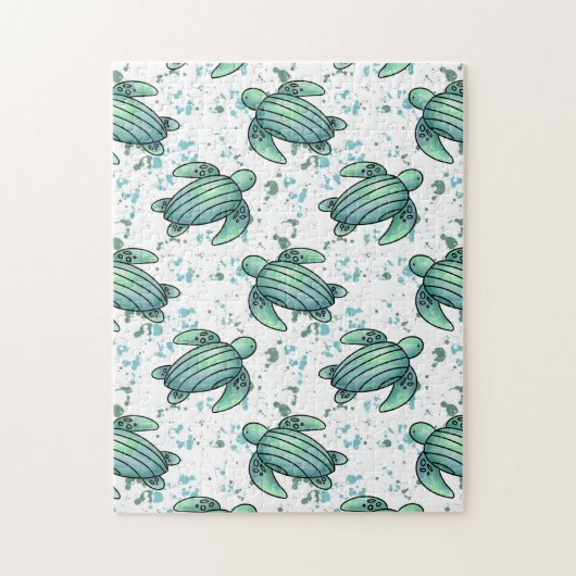 Meeresschildkröte Puzzle (Vertikal)