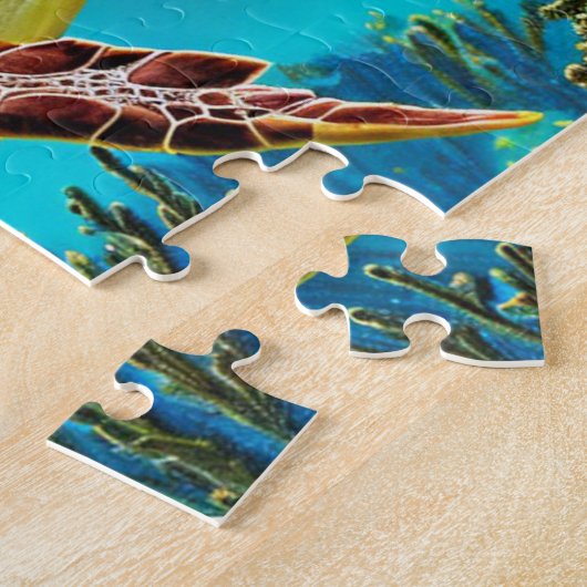 Meeresschildkröte Puzzle (Seite)