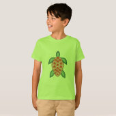 Meeresschildkröte-Querstich T-Shirt (Vorne ganz)