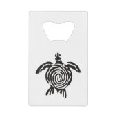 Meeresschildkröte Rette die Schildkröte Geldbeutel Flaschenöffner (Vorderseite)