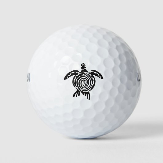 Meeresschildkröte Rette die Schildkröte Golfball (Vorderseite)