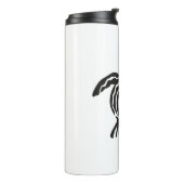 Meeresschildkröte Rette die Schildkröte Thermosbecher (Nach links gedreht)