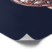 Meeresschildkröte | Schildkrötenwand Poster (Ecke)