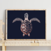Meeresschildkröte | Schildkrötenwand Poster
