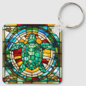 Meeresschildkröte Schlüsselanhänger (Rückseite)