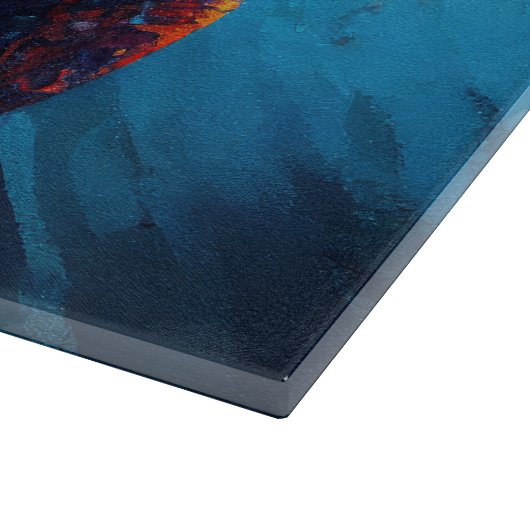 Meeresschildkröte Schneidebrett (Ecke)