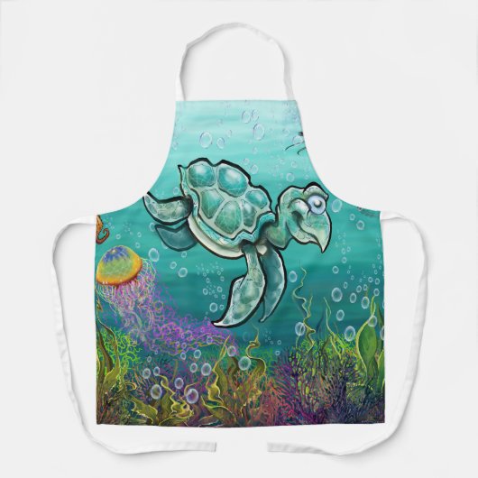 Meeresschildkröte Schürze (Vorderseite)