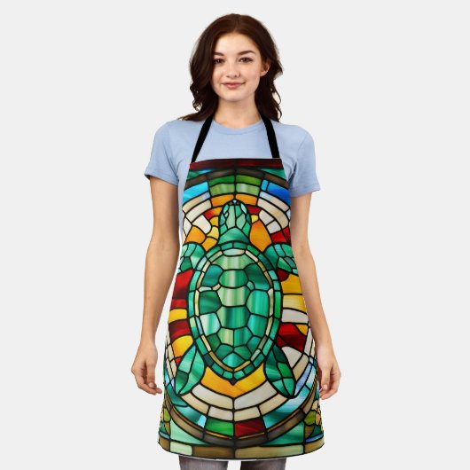 Meeresschildkröte Schürze (Getragen)