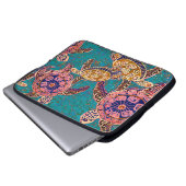 Meeresschildkröte schützendes iPad oder Laptopschutzhülle (Vorne Knopf)