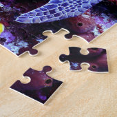 Meeresschildkröte Schwimmen mit Live Coral Puzzle (Seite)