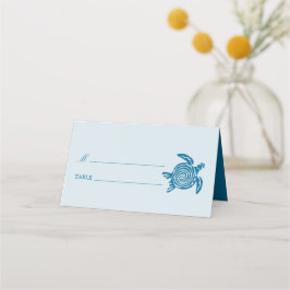 Meeresschildkröte, Sea Blue Beach Hochzeit Platzkarte