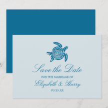 Meeresschildkröte, Sea Blue Beach Hochzeit