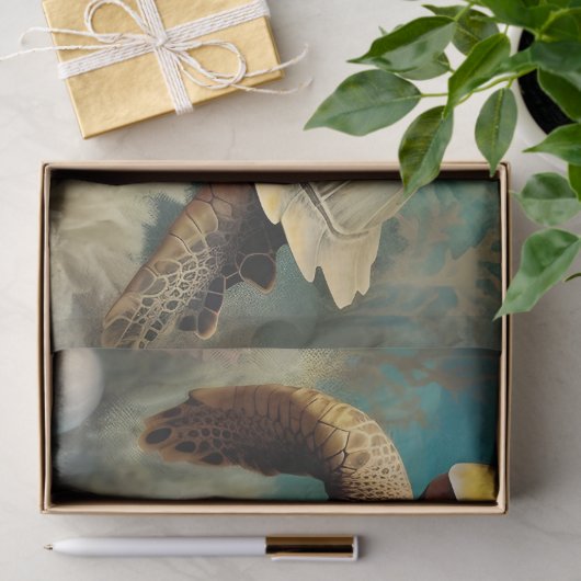 Meeresschildkröte Seidenpapier (Geschenk)