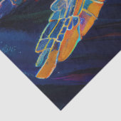 Meeresschildkröte Seidenpapier (Detail)