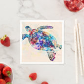 Meeresschildkröte Serviette (Beispiel)