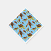 Meeresschildkröte Serviette (Ecke)