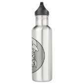 Meeresschildkröte, Stahlflasche Edelstahlflasche (Rechts)