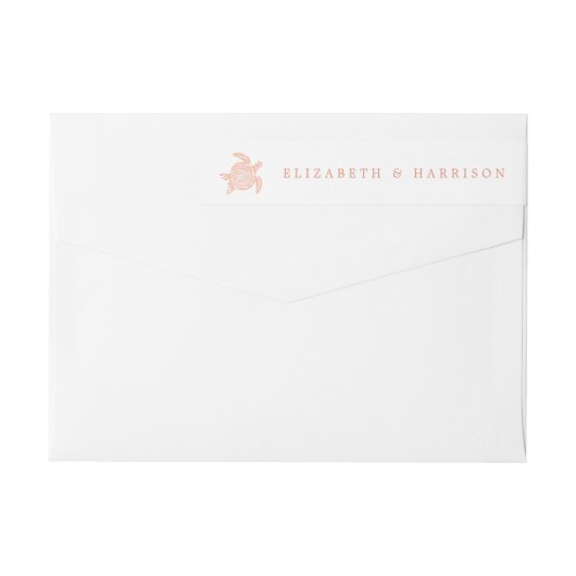 Meeresschildkröte, Strand mit weichem Korallenriff (Rückseite)