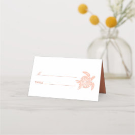 Meeresschildkröte, Strand mit weichem Korallenriff Platzkarte