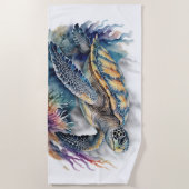 Meeresschildkröte Strandtuch (Vorderseite)