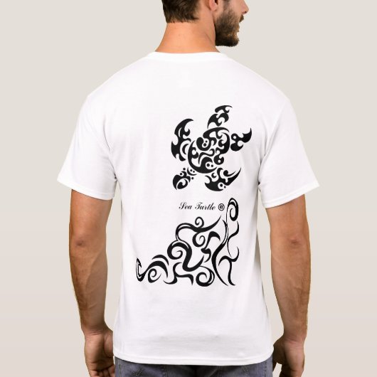 MEERESSCHILDKRÖTE T-Shirt (Rückseite)