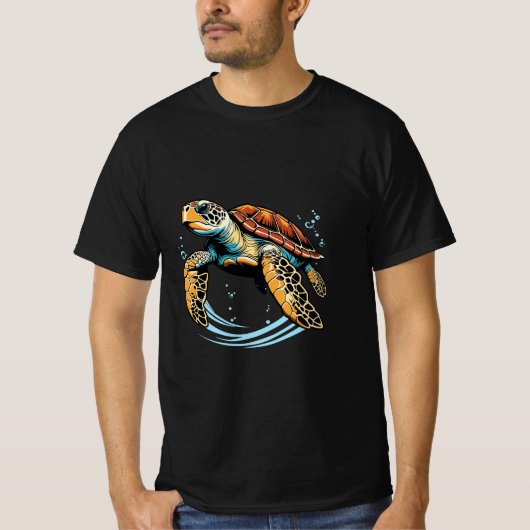 Meeresschildkröte T-Shirt (Vorderseite)