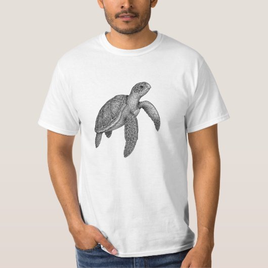 Meeresschildkröte T-Shirt (Vorderseite)