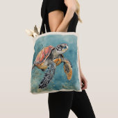 Meeresschildkröte Tasche (Von Nahem)