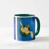 Meeresschildkröte Tasse (VorderseiteRechts)