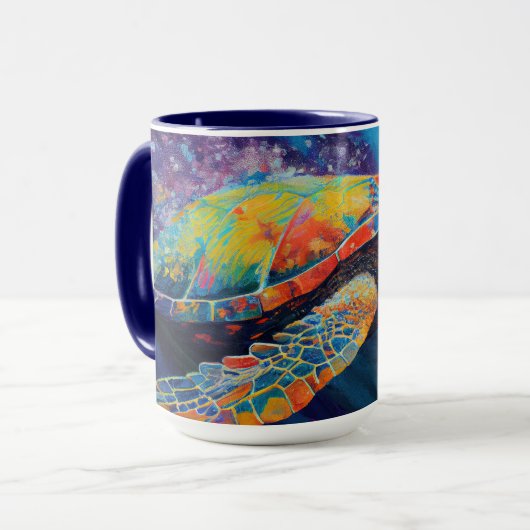Meeresschildkröte Tasse (Vorderseite Links)