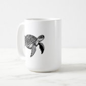 Meeresschildkröte-Tasse Kaffeetasse (Vorderseite Links)