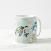 Meeresschildkröte-Tasse Kaffeetasse (VorderseiteRechts)