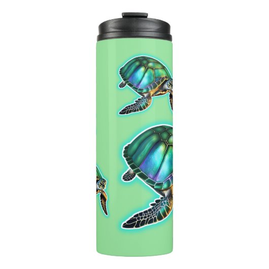 Meeresschildkröte Thermosbecher (Vorderseite)