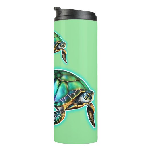 Meeresschildkröte Thermosbecher (Nach rechts gedreht)