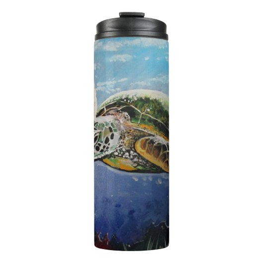 Meeresschildkröte Thermosbecher (Vorderseite)