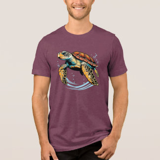 Meeresschildkröte Tri-Blend Shirt