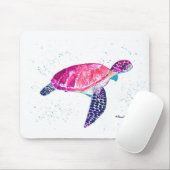 Meeresschildkröte - tropischer Strand Mousepad (Mit Mouse)