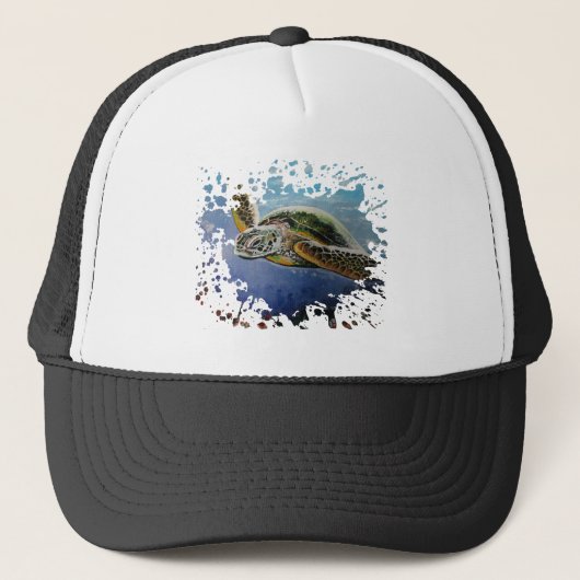 Meeresschildkröte Truckerkappe (Vorderseite)
